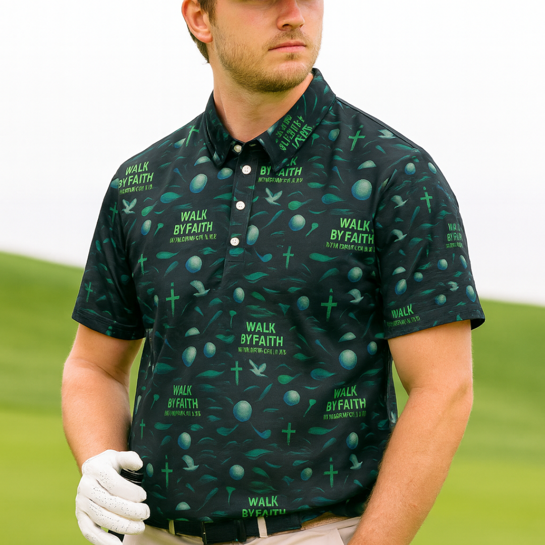 Walk By Faith Polo – Purpose on Every Swing